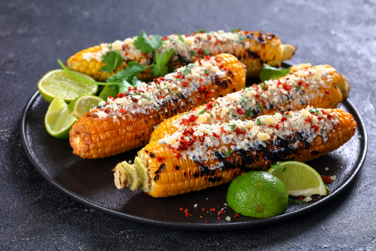 Grilled Corn with Bacon Butter and Cotija Cheese