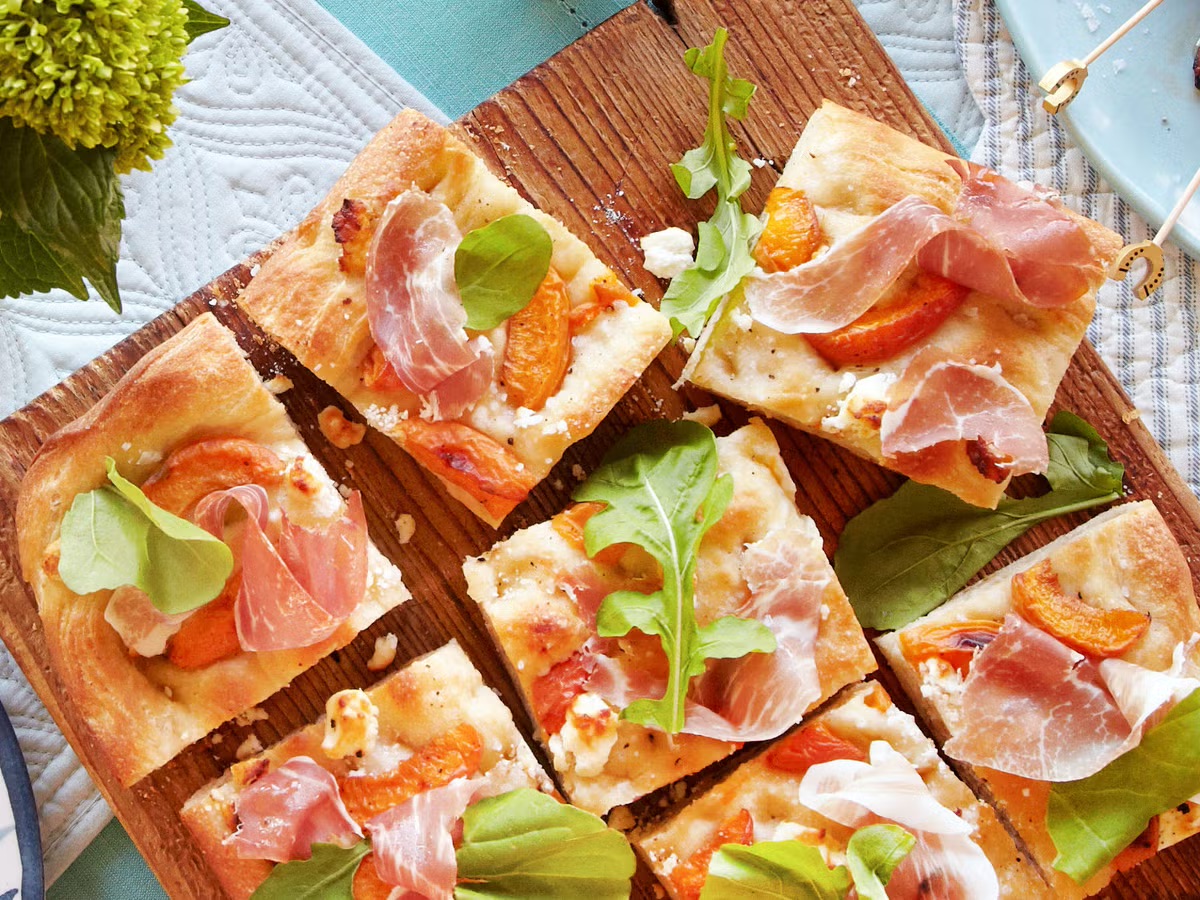 Apricot-Prosciutto Focaccia