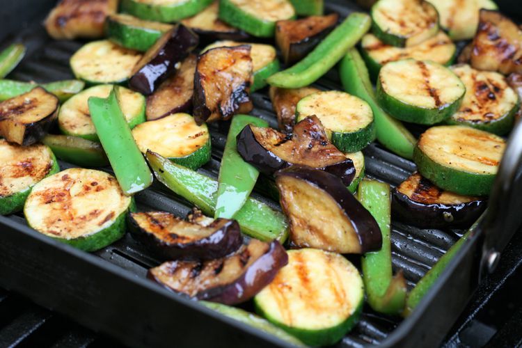 Vegetable Grill with Balsamic Red Wine Glaze