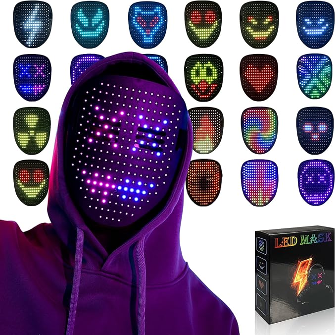 Stand Out This Halloween with the MOYACA Gesture‑Sensing LED Mask
