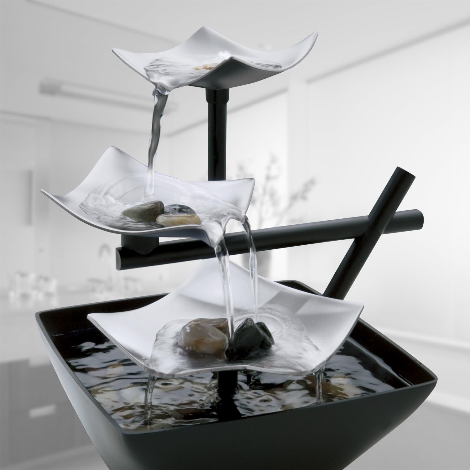 Bring Tranquility Home with the HoMedics Tabletop Water Fountain