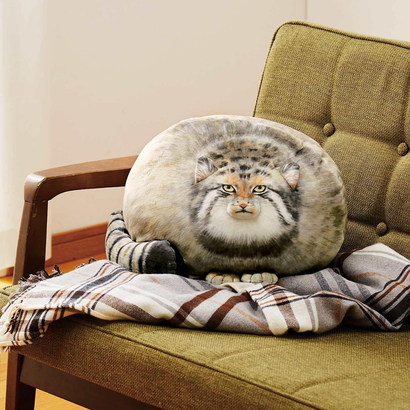 Purr‑fect Comfort: Soft Cat Plush Toy Pillow